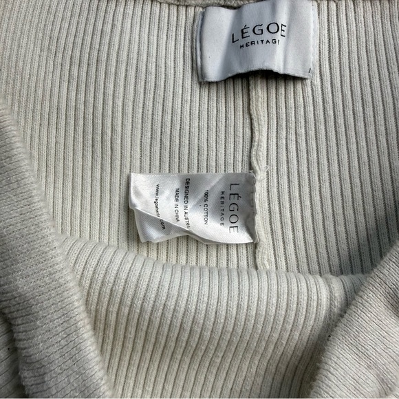 Legoe Heritage Maternity KNIT PANT (OFF WHITE) Women’s US Large - Picture 4 of 7